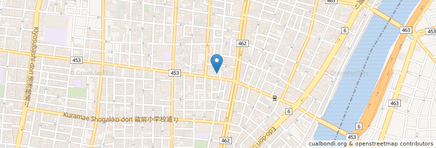 Mapa de ubicacion de Blue Juice en Japan, 東京都, 台東区.