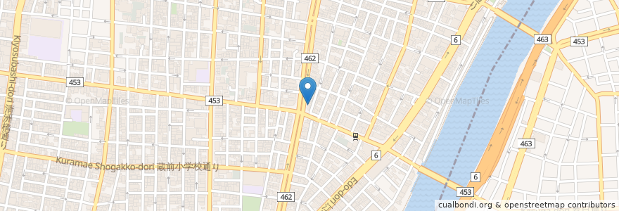 Mapa de ubicacion de 鬼のからあげ en Япония, Токио, Тайто.