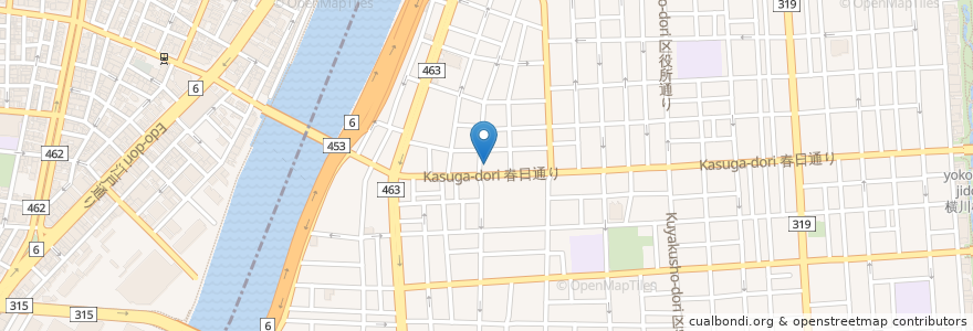 Mapa de ubicacion de ENEOS en Japonya, 東京都, 墨田区.