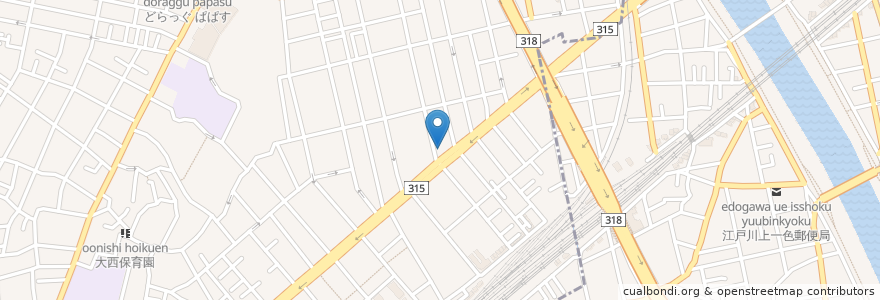 Mapa de ubicacion de ゼネラル en Japan, 東京都, 葛飾区.
