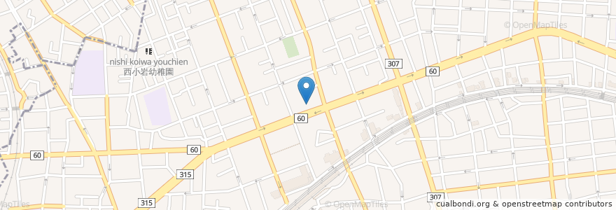 Mapa de ubicacion de 元気ホルモン焼肉 en 日本, 東京都, 江戸川区.