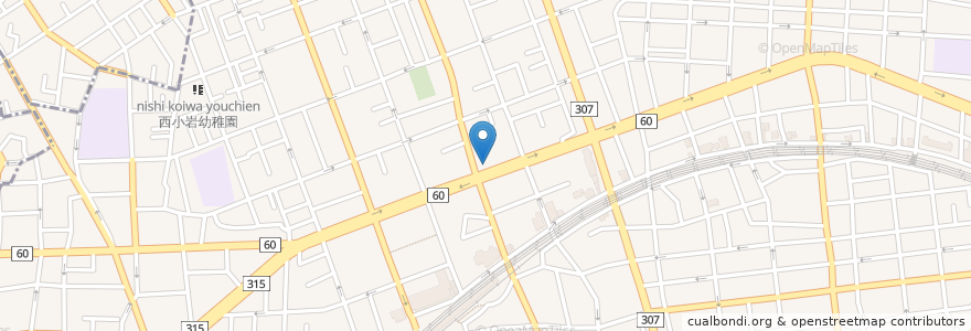 Mapa de ubicacion de ビックラーメン en Jepun, 東京都, 江戸川区.