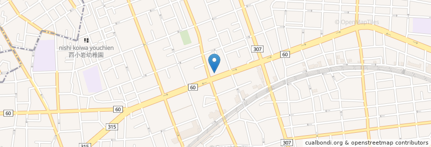 Mapa de ubicacion de Cafe&Bar YOU&I en Japonya, 東京都, 江戸川区.