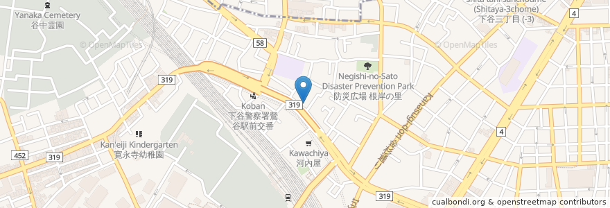Mapa de ubicacion de 新宿アカデミー en 일본, 도쿄도, 다이토구.