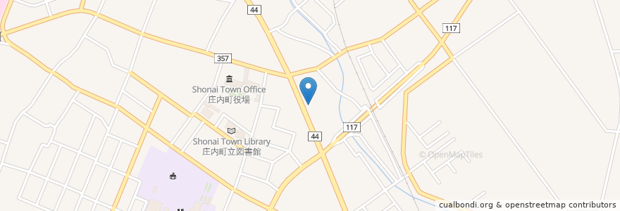Mapa de ubicacion de かとう医院 en 日本, 山形県, 東田川郡, 庄内町.