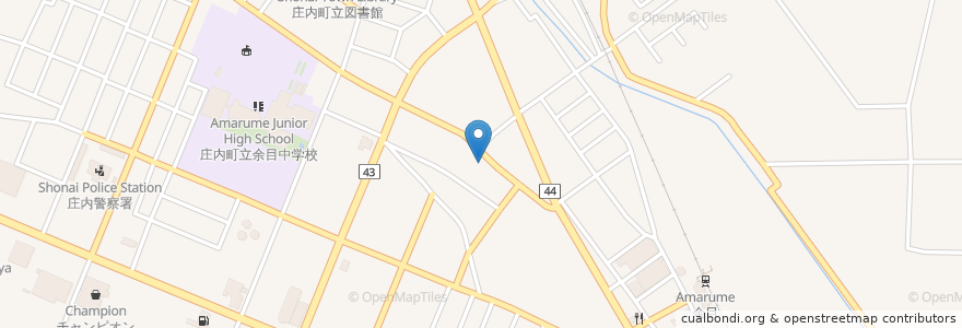 Mapa de ubicacion de 居酒屋ひげ坊主 en Japão, 山形県, 東田川郡, 庄内町.