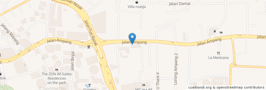 Mapa de ubicacion de SOULed OUT en Malezya, Selangor, Kuala Lumpur.