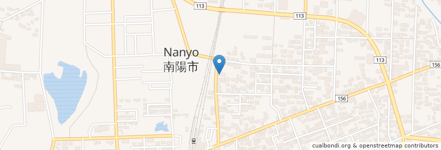 Mapa de ubicacion de 村越歯科医院 en 日本, 山形県, 南陽市.