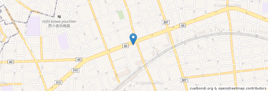 Mapa de ubicacion de オルフェウス en 日本, 东京都/東京都, 江戸川区.