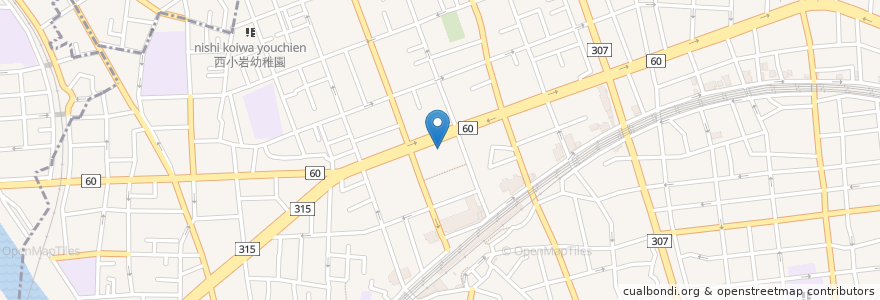 Mapa de ubicacion de 東京スター銀行 en Giappone, Tokyo, 江戸川区.