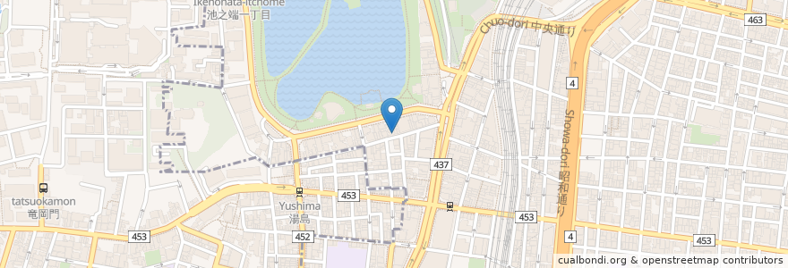 Mapa de ubicacion de 桃太郎 en 日本, 东京都/東京都, 台東区.