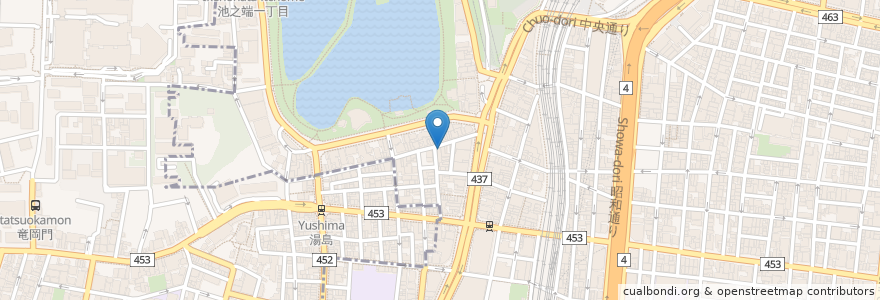 Mapa de ubicacion de 焼肉たむら en اليابان, 東京都, 台東区.