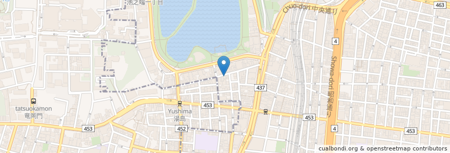 Mapa de ubicacion de さしすせそ en Jepun, 東京都, 台東区.