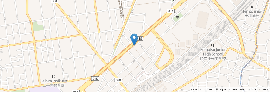 Mapa de ubicacion de ニッポンレンタカー en 日本, 东京都/東京都, 葛飾区.