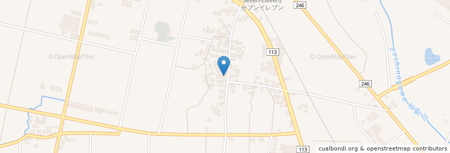 Mapa de ubicacion de 囲ろり en 日本, 山形県, 南陽市.