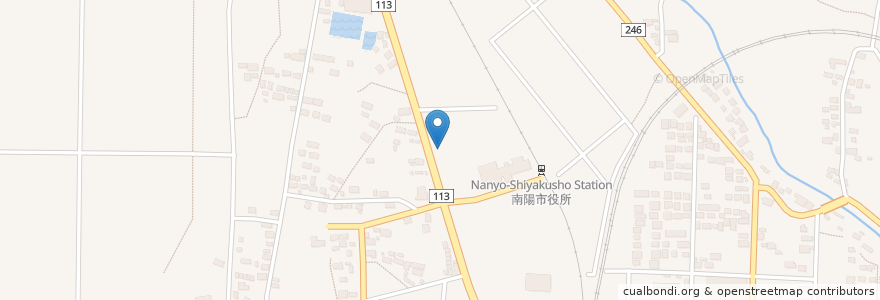 Mapa de ubicacion de そば処すがい en Japonya, 山形県, 南陽市.