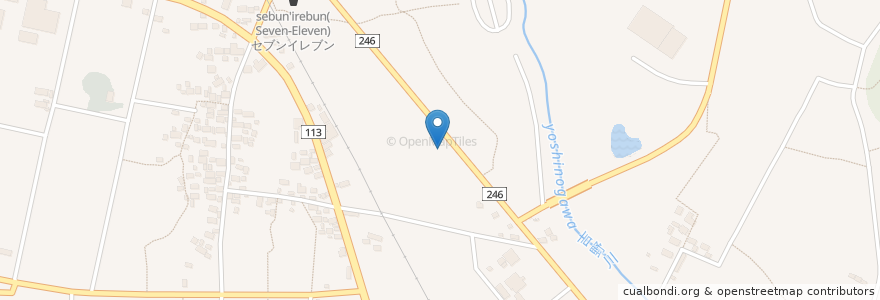 Mapa de ubicacion de ラーメン正吾さん en Japan, Präfektur Yamagata, 南陽市.