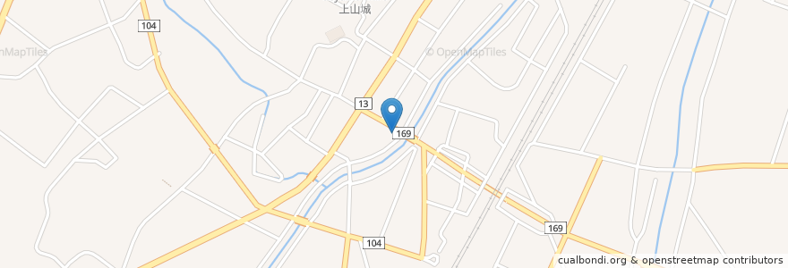 Mapa de ubicacion de はやと en 日本, 山形県, 上山市.