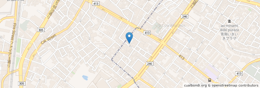 Mapa de ubicacion de SuginoKo en 日本, 東京都, 渋谷区.