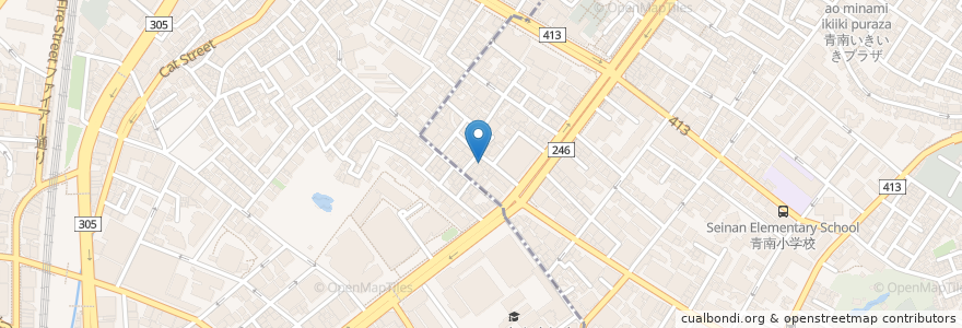 Mapa de ubicacion de ことぶき薬局 en ژاپن, 東京都, 渋谷区.