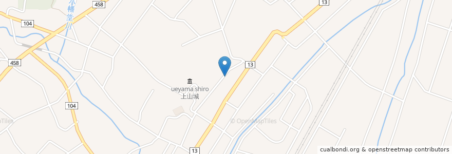 Mapa de ubicacion de そばの角さん en 日本, 山形県, 上山市.