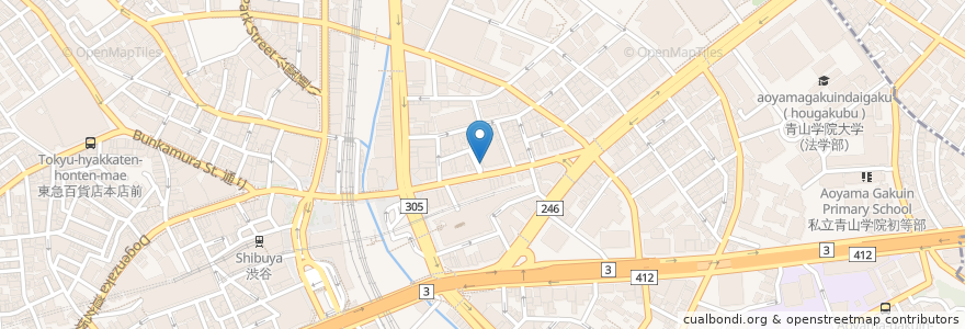 Mapa de ubicacion de Hemelミヤマス en Japan, Tokio, 渋谷区.