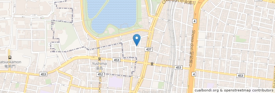 Mapa de ubicacion de Tonkatsu Musashino en Japan, Tokyo, Taito.