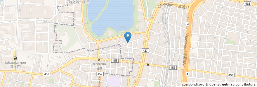 Mapa de ubicacion de Fabsta en Japan, Tokio, 台東区.