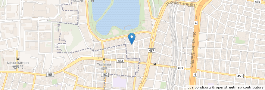 Mapa de ubicacion de サンクチュアリ en 日本, 東京都, 台東区.