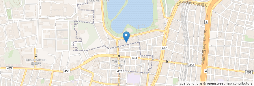 Mapa de ubicacion de 上野の森クリニック en 日本, 东京都/東京都, 台東区.