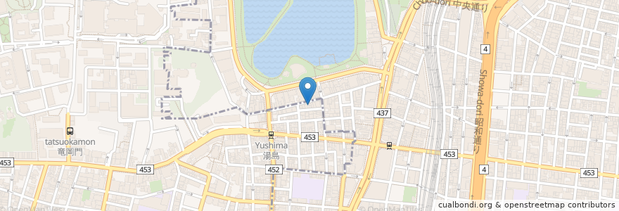 Mapa de ubicacion de アリエッターレ en 日本, 東京都, 台東区.