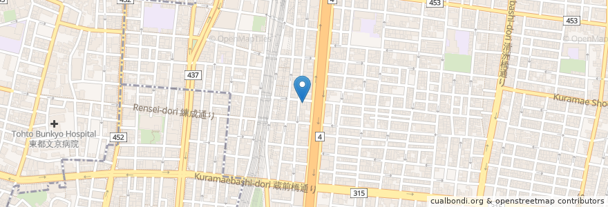 Mapa de ubicacion de 静香酒家 en Japón, Tokio, Taito.