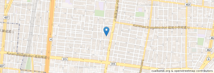 Mapa de ubicacion de GENKI NEXT en Japon, Tokyo, 台東区.
