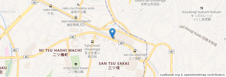 Mapa de ubicacion de 崎陽軒 en 日本, 神奈川縣, 横滨市.