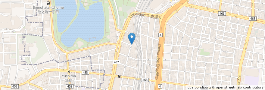 Mapa de ubicacion de モーゼスさんのケバブ en Giappone, Tokyo, 台東区.