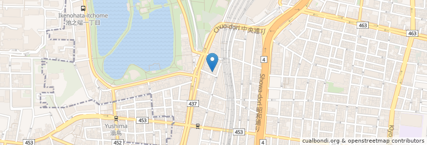 Mapa de ubicacion de れんこん en 日本, 東京都, 台東区.