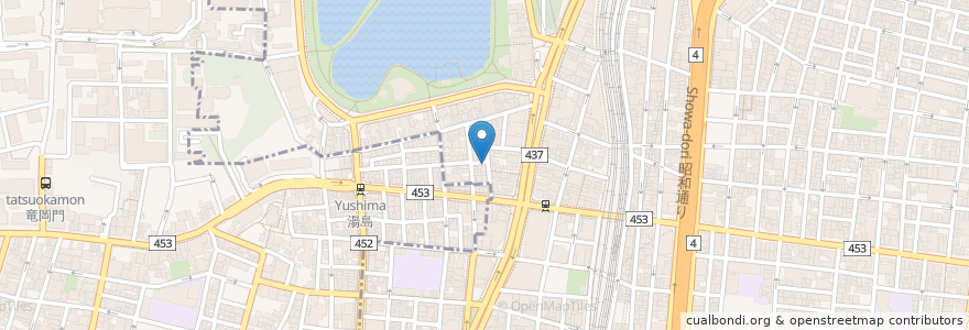 Mapa de ubicacion de 焼肉たむら en Japão, Tóquio, 台東区.