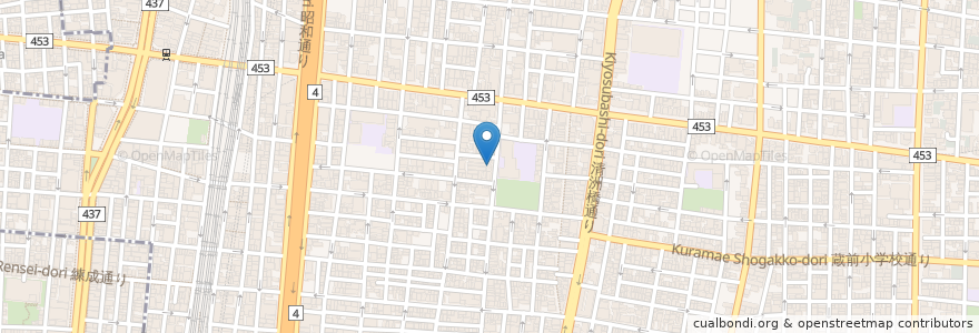 Mapa de ubicacion de 英語専門塾MATSUDA en Japonya, 東京都, 台東区.