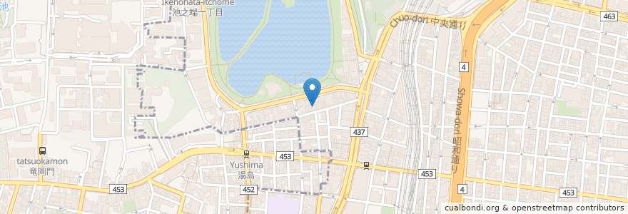 Mapa de ubicacion de ピナーズ en 日本, 東京都, 台東区.
