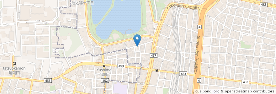 Mapa de ubicacion de ON AIR! en Jepun, 東京都, 台東区.