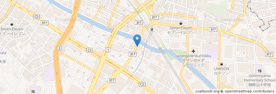 Mapa de ubicacion de 大山飯店 en Giappone, Tokyo, 品川区.