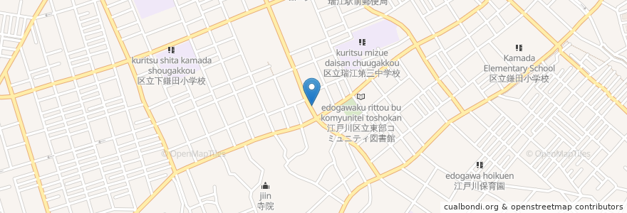 Mapa de ubicacion de ウエルシア en Japón, Tokio, Edogawa.