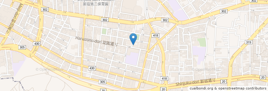 Mapa de ubicacion de 海芙苑 en 日本, 東京都, 新宿区.
