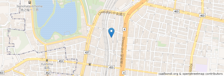 Mapa de ubicacion de PASSAGE en Japão, Tóquio, 台東区.