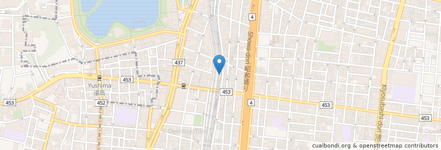 Mapa de ubicacion de らーめん 鴨to葱 en Japan, 東京都, 台東区.