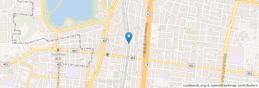 Mapa de ubicacion de ふぶき en Japonya, 東京都, 台東区.