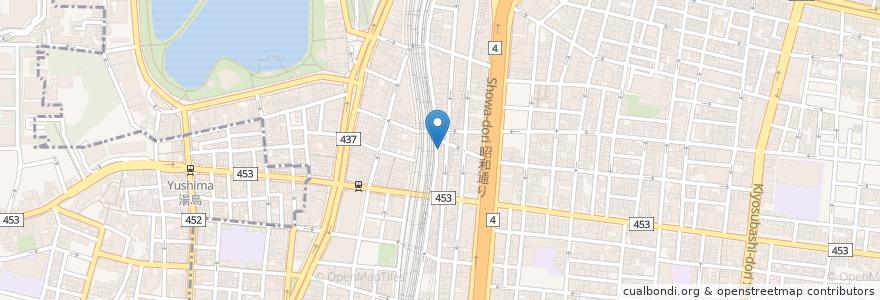 Mapa de ubicacion de 夜リキ en Jepun, 東京都, 台東区.