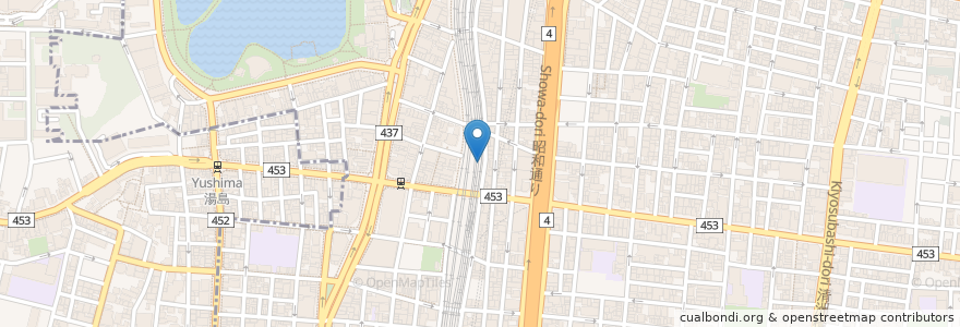 Mapa de ubicacion de 築地活鮮魚市場 en 日本, 東京都, 台東区.