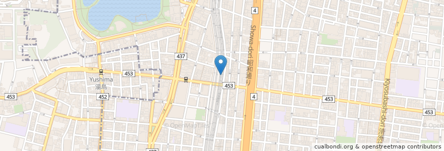 Mapa de ubicacion de 焼肉大将 en ژاپن, 東京都, 台東区.