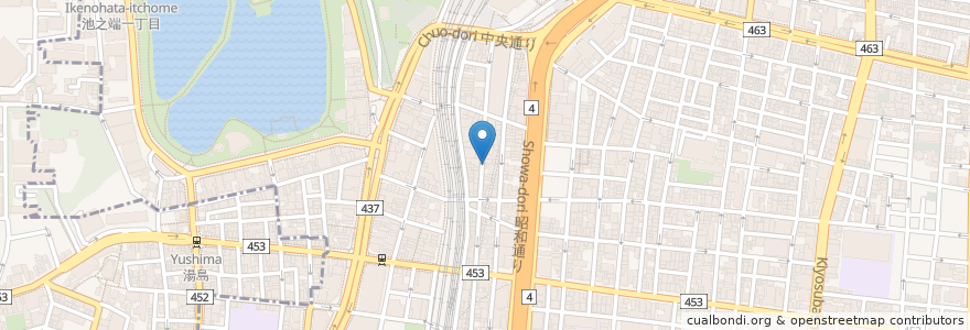 Mapa de ubicacion de レンタルルーム8 en Japonya, 東京都, 台東区.